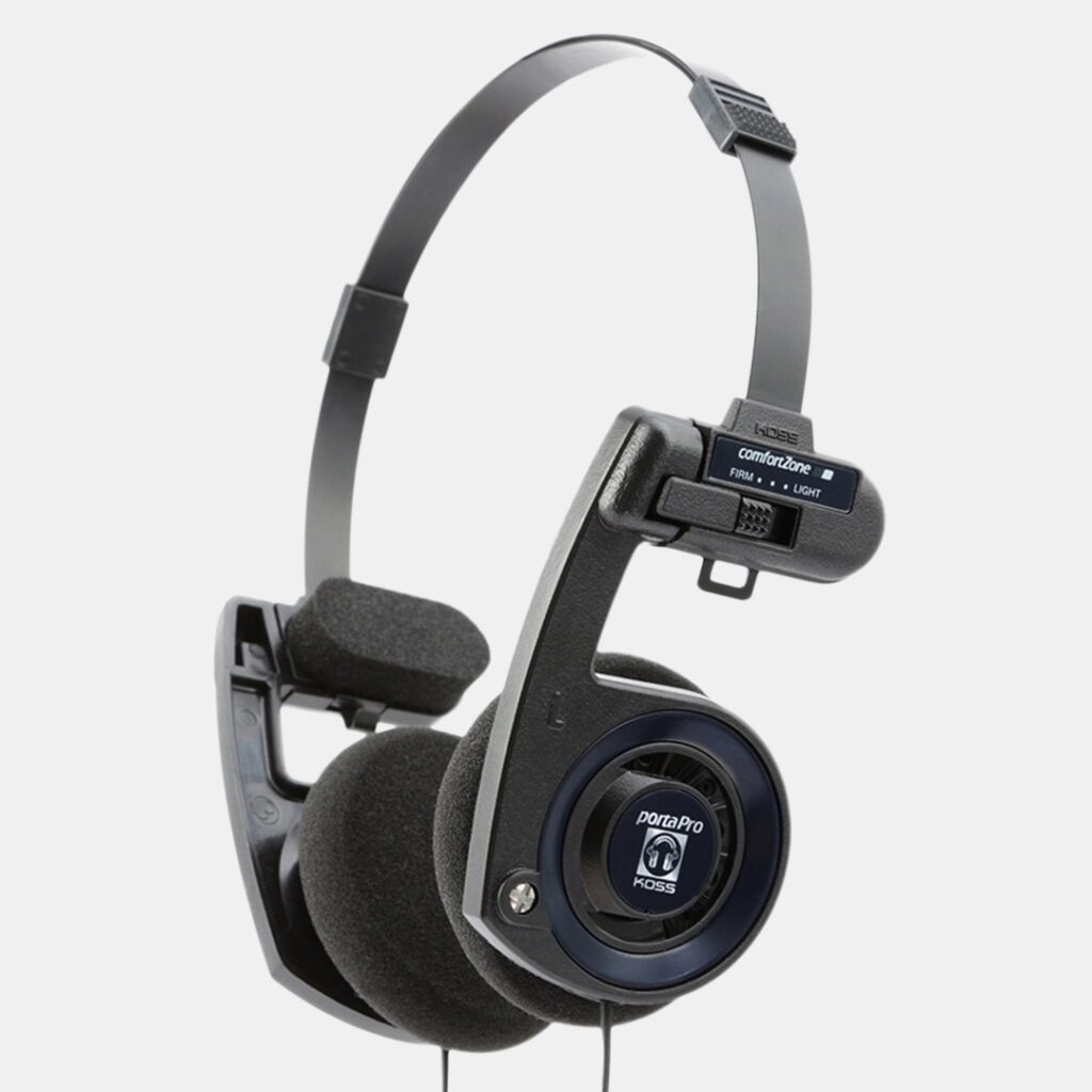 Koss Porta Pro On Ear Headphones with Case, Black Audio Engineering