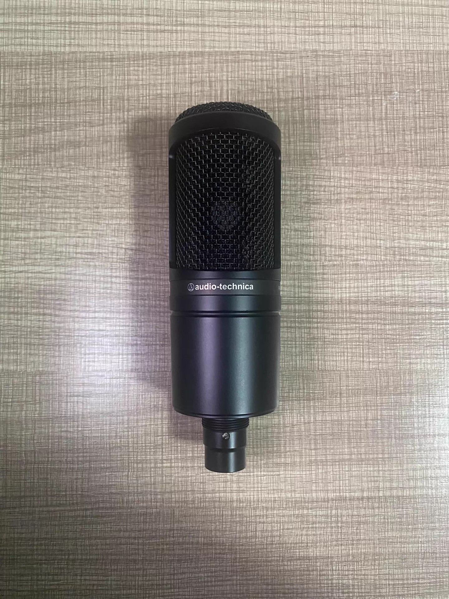 Audio-Technica AT2020 Cardioid Condenser Studio Microphone, Black (Renewed)