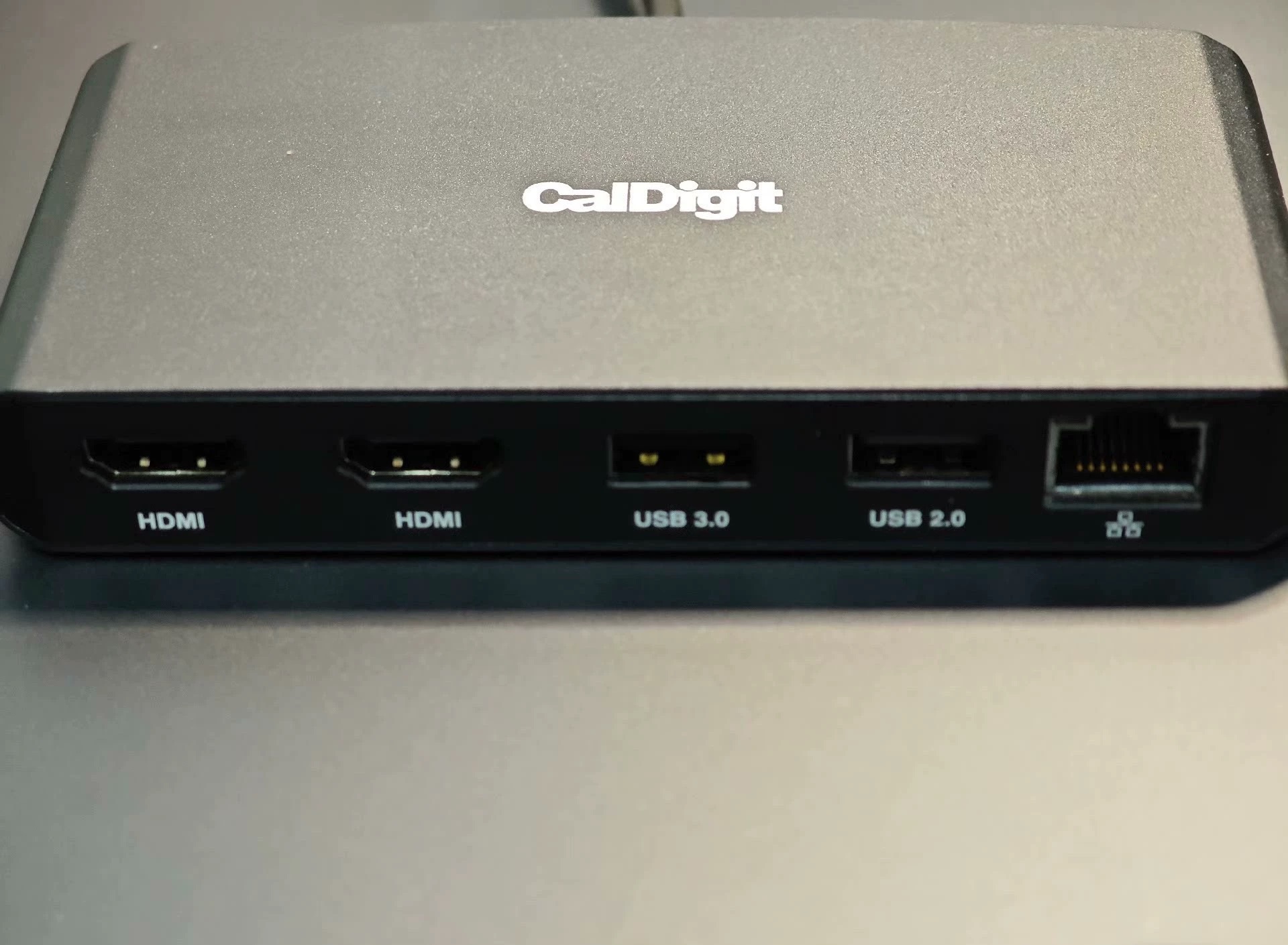CalDigit Thunderbolt 3 Mini Dock - Bus Powered, Non Charging, 40Gbs, Dual 4K Display, USB 3.0 & 2.0 and Gigabit Ethernet LAN for Mac and PC, Thunderbolt 4 Compatible (Dual HDMI 2.0, Black)