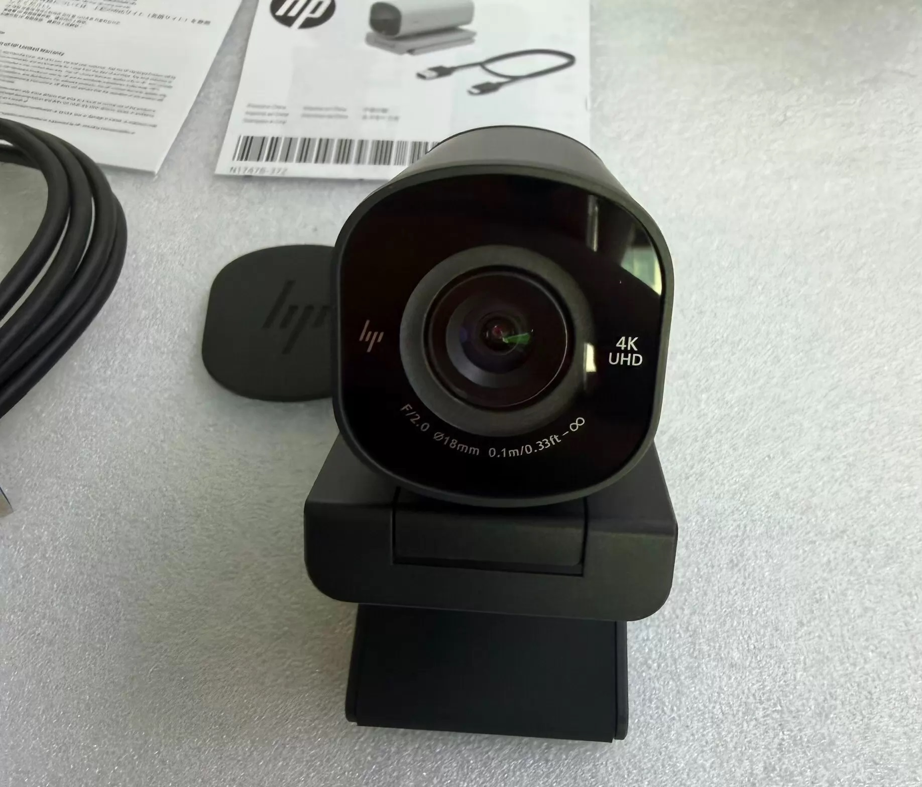 HP 965 4K Streaming Webcam for Business